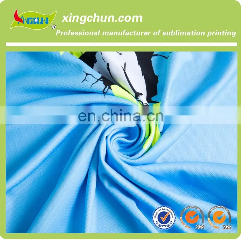 Hot sale simple design 100% polyester wholesale customize dye sublimation printing T shirts