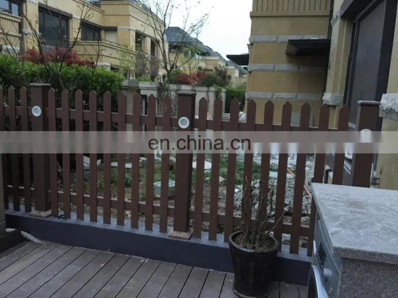 2017 Outdoor an-ti termites waterproof decorative garden wpc fence composite railing