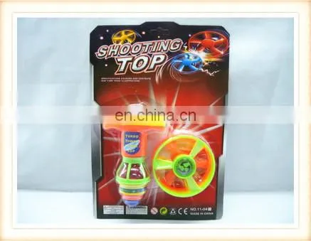 New product kids plastic light up spinning top toy spin top