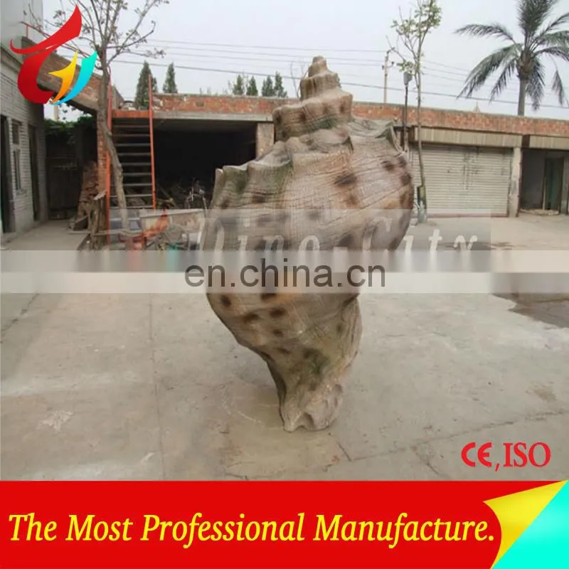 Resin Sea Snail Fiberglass Sculpture Sea Animal Statue Small