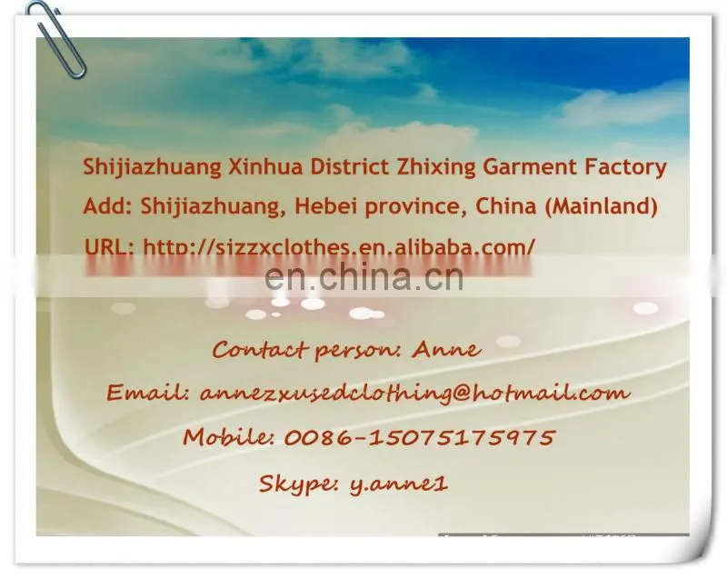 used clothing from USA