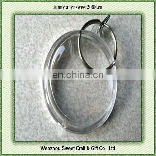 Custom Blank Plastic Key Tag which insert paper