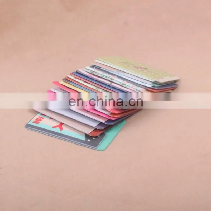 BSCI PVC colorful customized business ID Card plastic holder