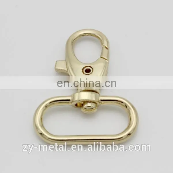 Factory price zinc alloy hook buckle,handbag metal buckle