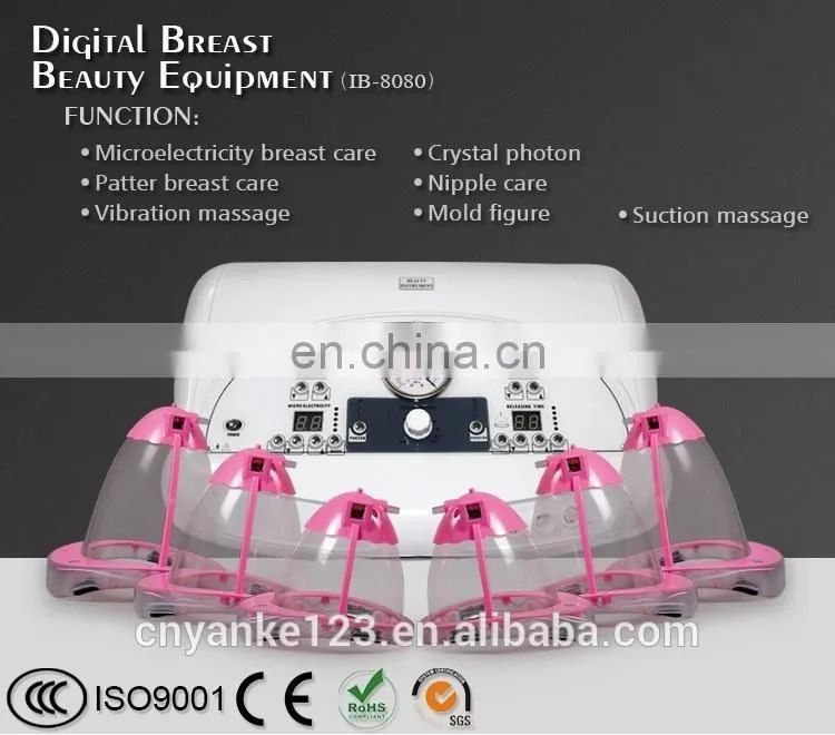 Portable Infrared Care Micro-current Breast Enhancement Vibration Massage Beauty Instrument