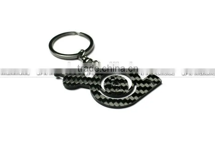 Wholesale Promotional Carbon Fiber Modern Turbo Snail Key Ring