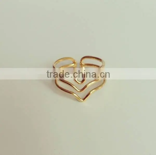 2015 fashion and hot sale mens gold rings with high quality