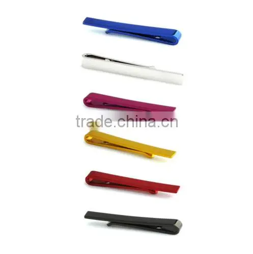 New Necktie Bar Men's Wedding Business Metal Tie Clip 6 Colors