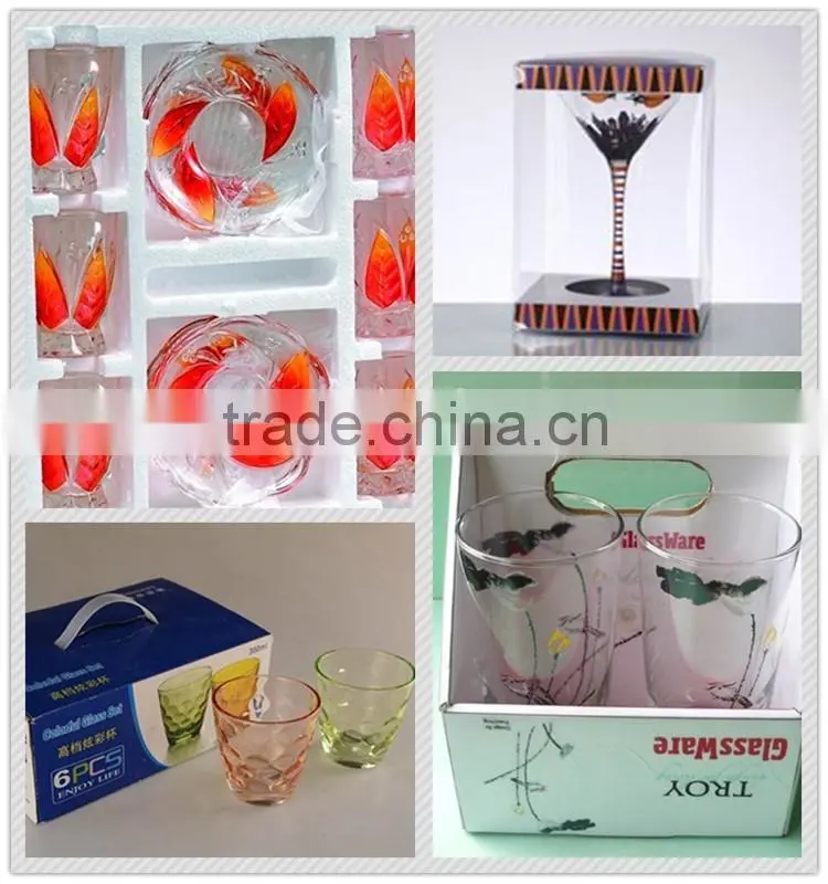 Handmade high quality transparent 750ml glass wine bottles wholesale