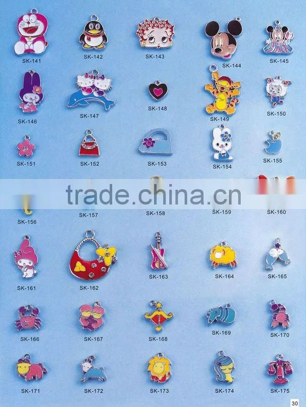 DIY rhinestone letter slide charm ( product catalog 26-30)
