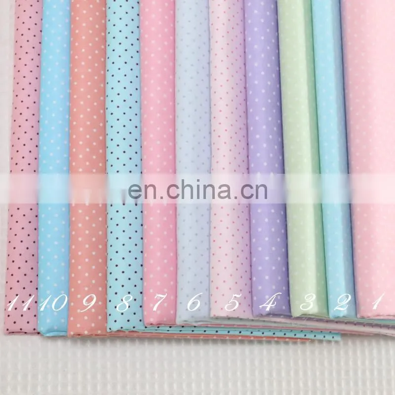 wave dotting fabric group cotton twill printing fabric 1.6 meters wide student four pieces set pure cotton fabric