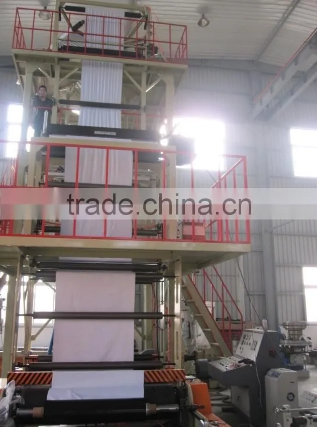 3SJ Series Three Layer ABA Co Extrusion Film Blowing Machine for Courier , Milk Bag