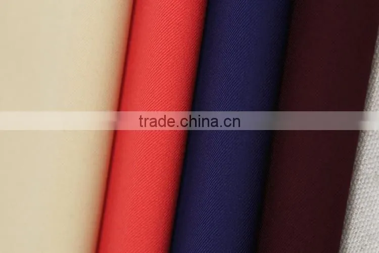 wholesale cheap high quality TR twill serge fabric for business suit in stock