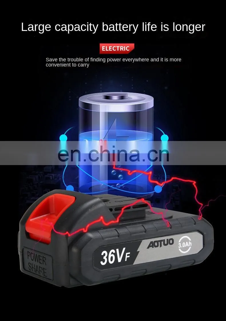 Brushless Wrench Lithium Battery Charging Impact Wrench Automobile Scaffold Woodworking Electric Wrench Spanner
