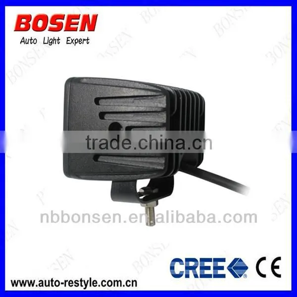 18W flush offroad LED work light truck light for for tractor, forklift, off-road, ATV, excavator, heavy duty equipment etc.
