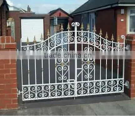 steel gate, metal gate, forged iron gate
