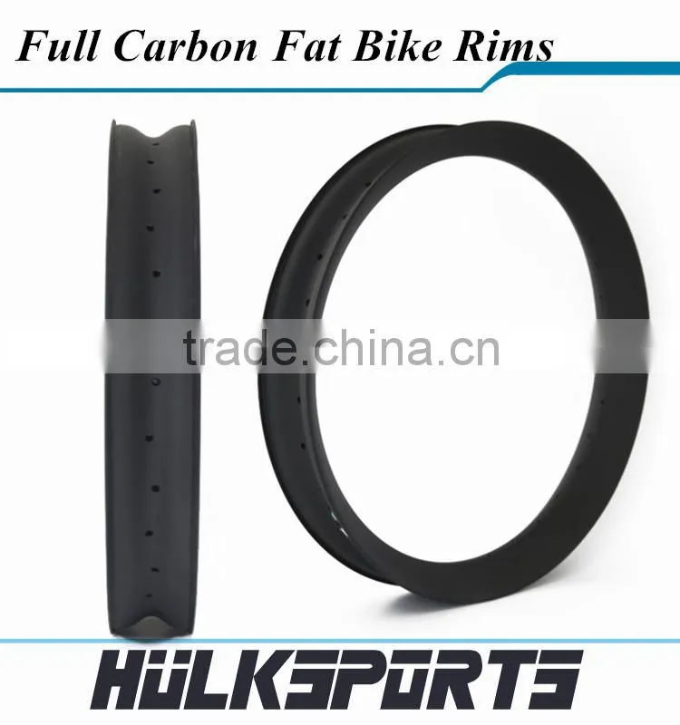 Fat bicycle wheels Tubuless Hookless 90mm Width fat bike rims snow bike rim 32 holes rim