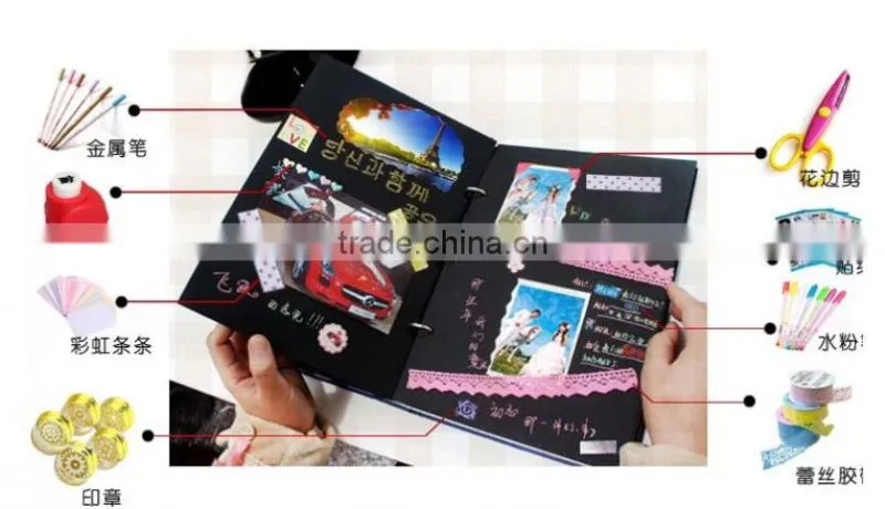 DIY family photo clollect paper album, DIY photo album