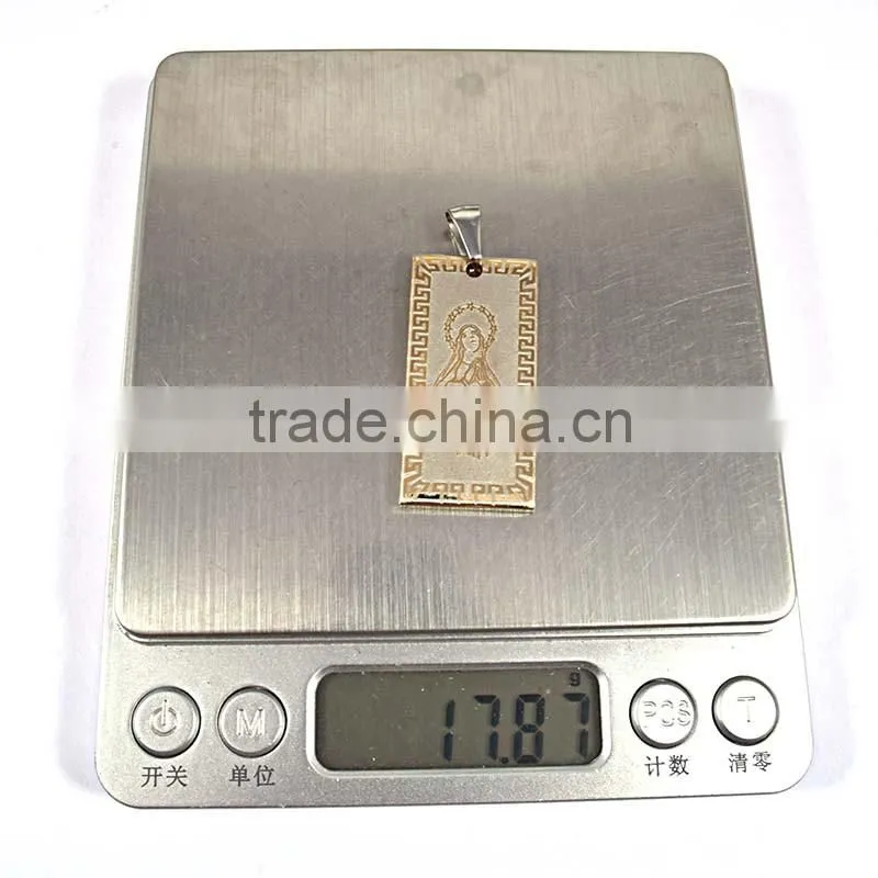 Factory Wholesale Charm Stainless Steel Pendant Jesus Tag Pendant