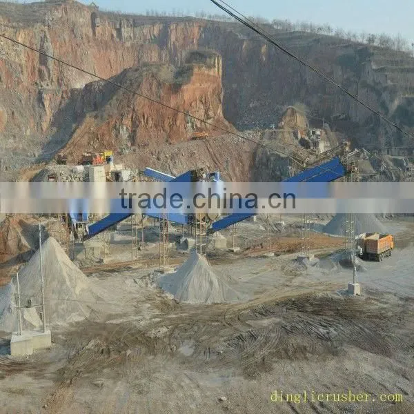 High quality rubber belt conveyor used in quarry and mining industry