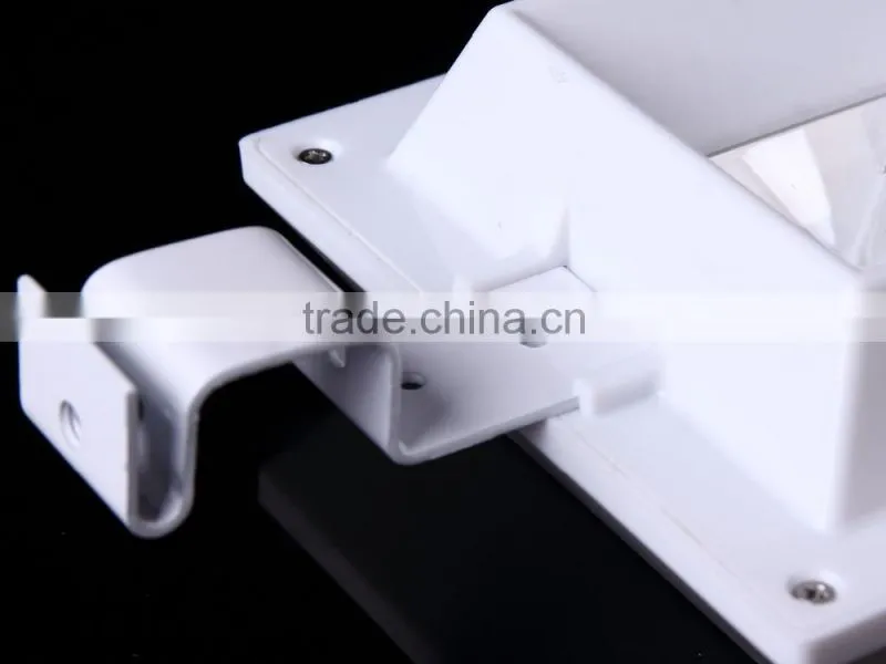 Upgraded PIR Senso 4 LED Super Bright PIR Motion Sensor Solar Powered Gutter Fence Light