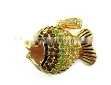 Fish shaped jewelry usb flash drives