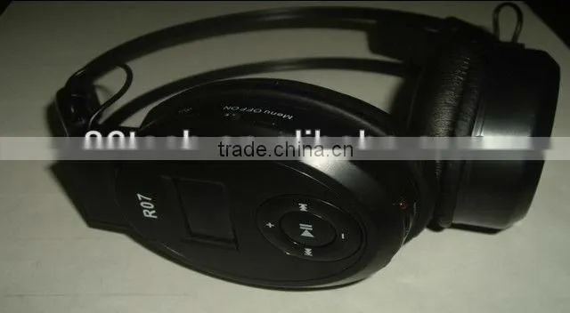 Fashionable unique design headset sport digital mp3 player