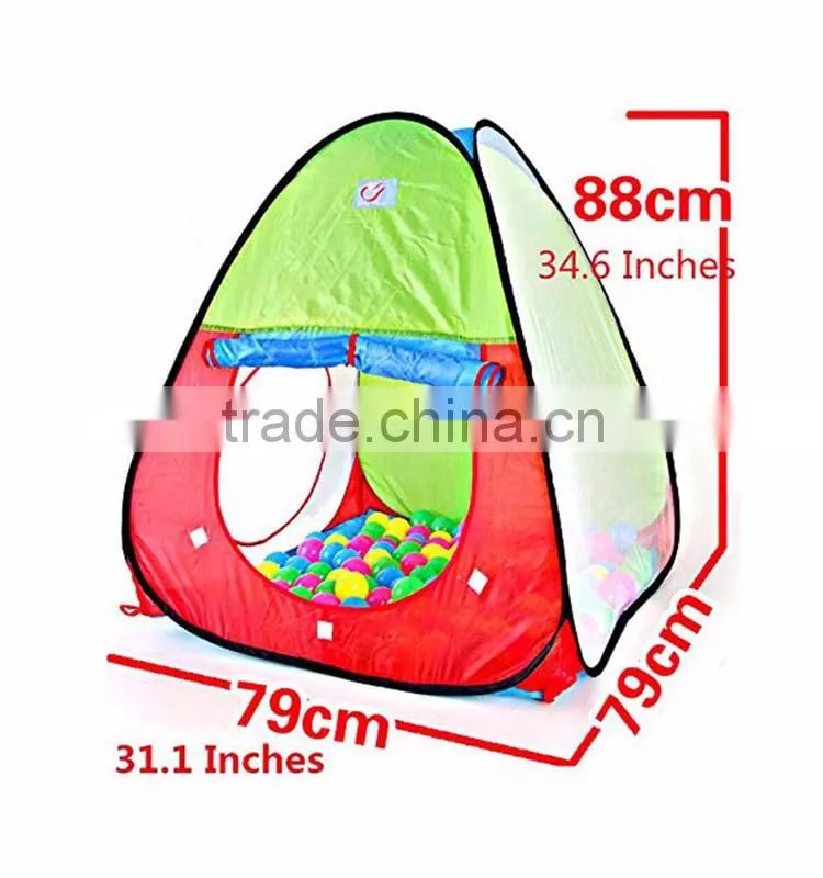 Outdoor Camping Portable Detachable Triple Game Play House Indoor Foldable Kid Child Play Tent