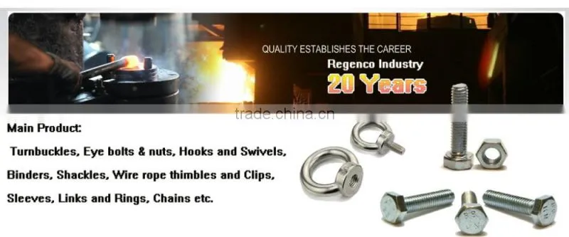 Carbon Steel Drop Forged BS-3 Eye Bolt Fastener