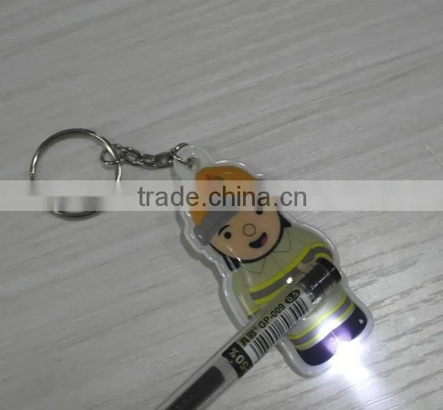 Hot selling squeeze keychain/LED keychain with cheap price