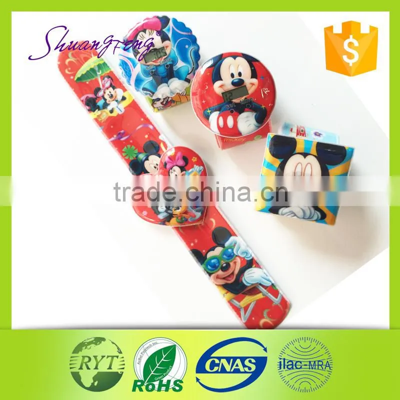 Plastic Children toy promotion slap watch pvc wrist watch