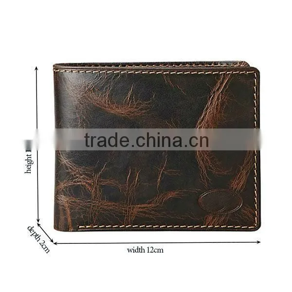 2014 hot!! magic branded men desigen your own leather wallet
