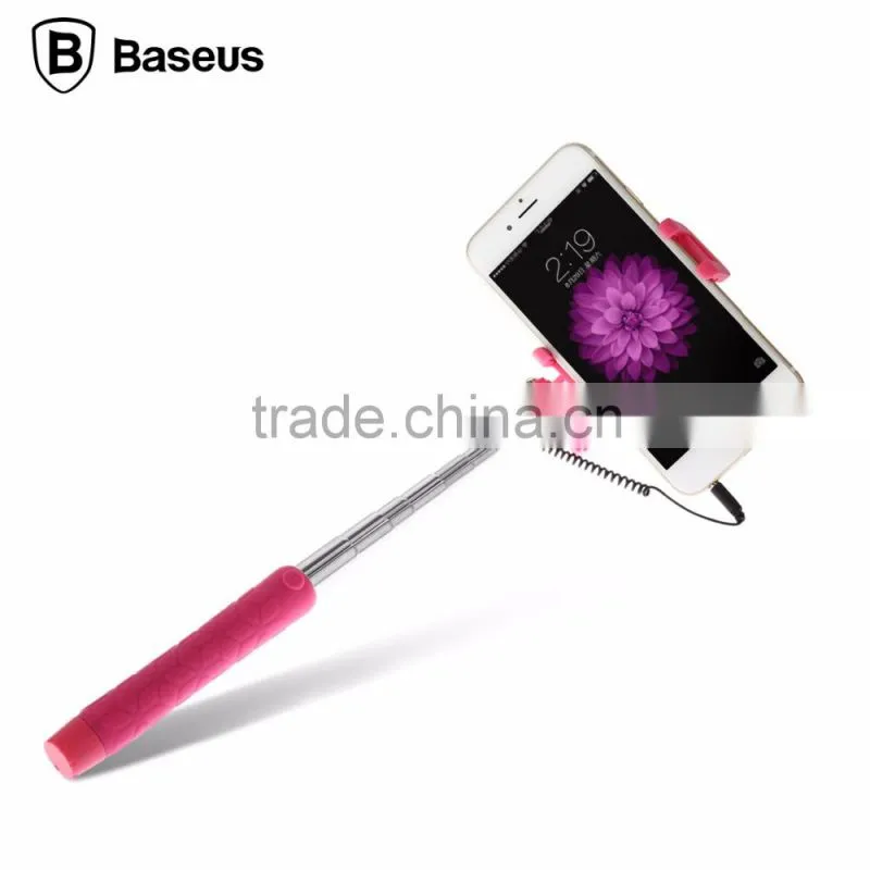 Baseus 13.5-70cm Selfie Stick View Series Mini Selfie Stick Stainless Steel Wire Control For Mobile Phone TB-0235