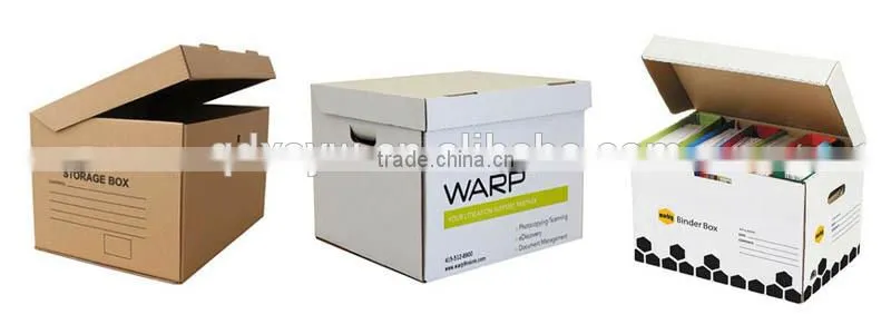 Ecofriendly High Quality Corrugated File Box