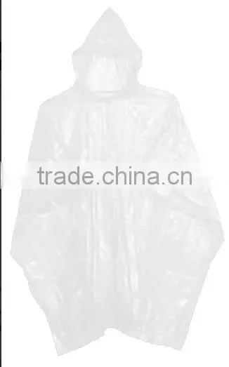 cheap disposable rain poncho for promotion