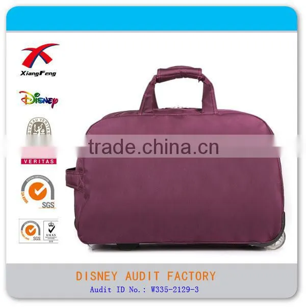 2015 new style travel bag with trolley