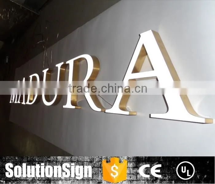 hot sale led illuminate fabricated acrylic alphabet letter