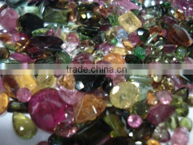 Multi Tourmaline loose gemstones