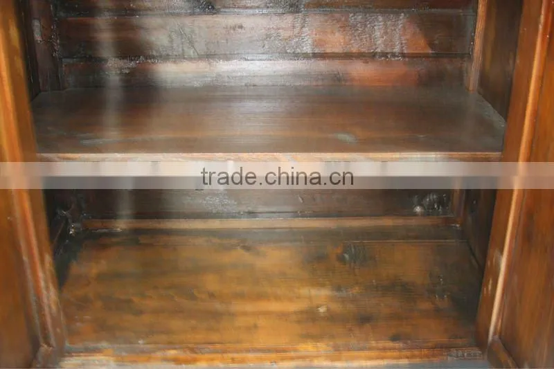 Antique Chinese Black Painted Sideboard