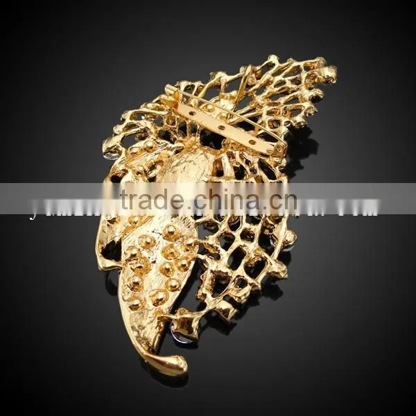 luxury crystal rhinestone brooch for wedding bridal brooch bouquet