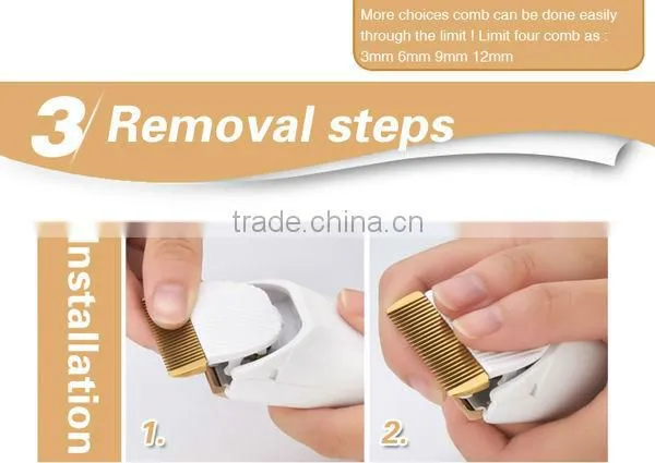 Cordless and powerful electric pet dog hair clipper