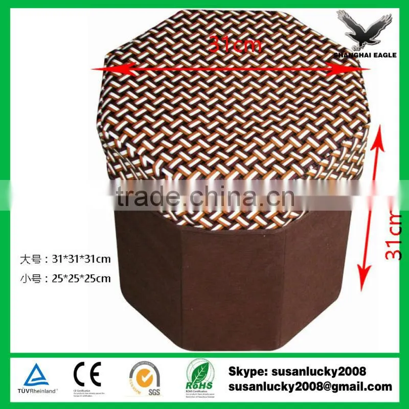 Most Popular PU Storage Ottoman with Imprint Logo (diectly from factory)