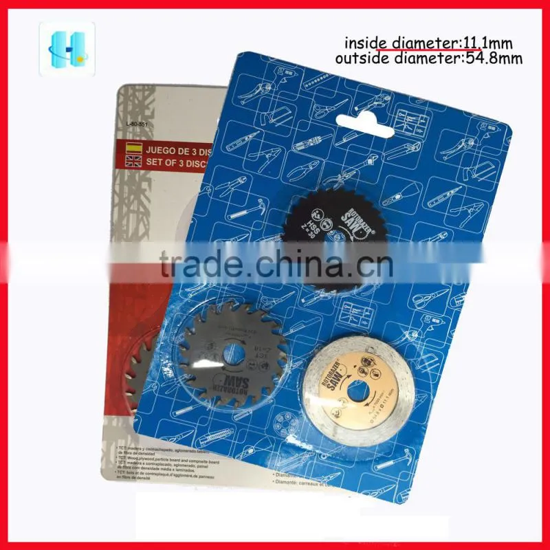 54.8mm 3 Patented Cutting Tool for Rotary Saw Blades (d)
