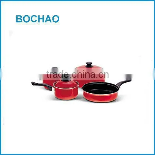 7pcs sets stockpots cooking pots with FDA food test reports