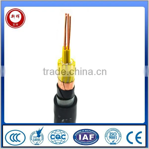antiflaming controling 1.5mm pvc insulated flexible cable for telecommunication