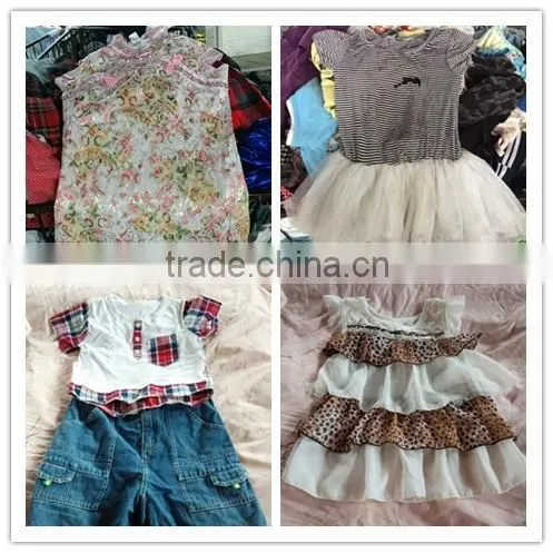 Cheaper wholesale used girl's fashion coat of various style used clothing