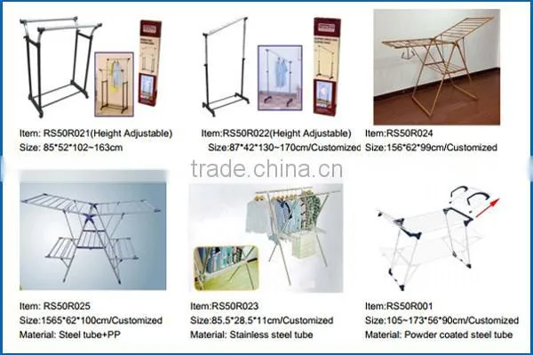 2013 Iron Tube 180*50*100cm Wing Shape Clothes Racks Balcony Airers Free Standing