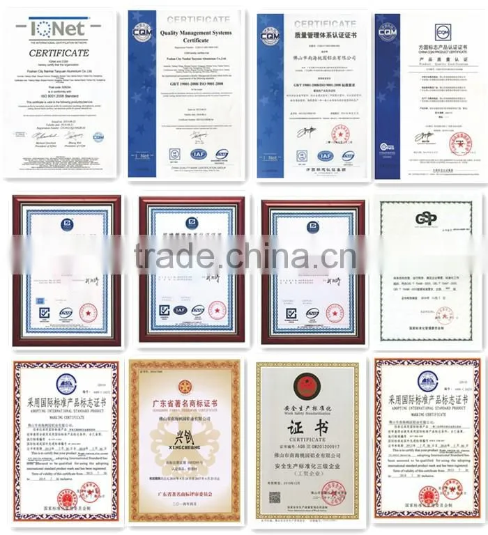 Aluminium extrusion profile Aluminum extrusion profile of advertisement with different surface finish