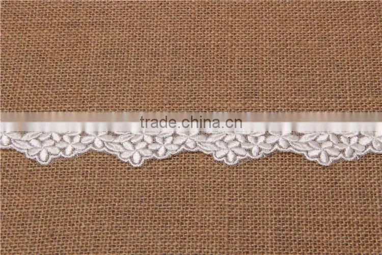 good qualit grace five pedals flower leaf pattern overlap weav hand made weave shape embroidery chemical lace for accessory
