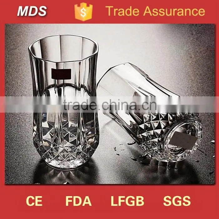 Personalized tasting crystal whiskey glass tumbler